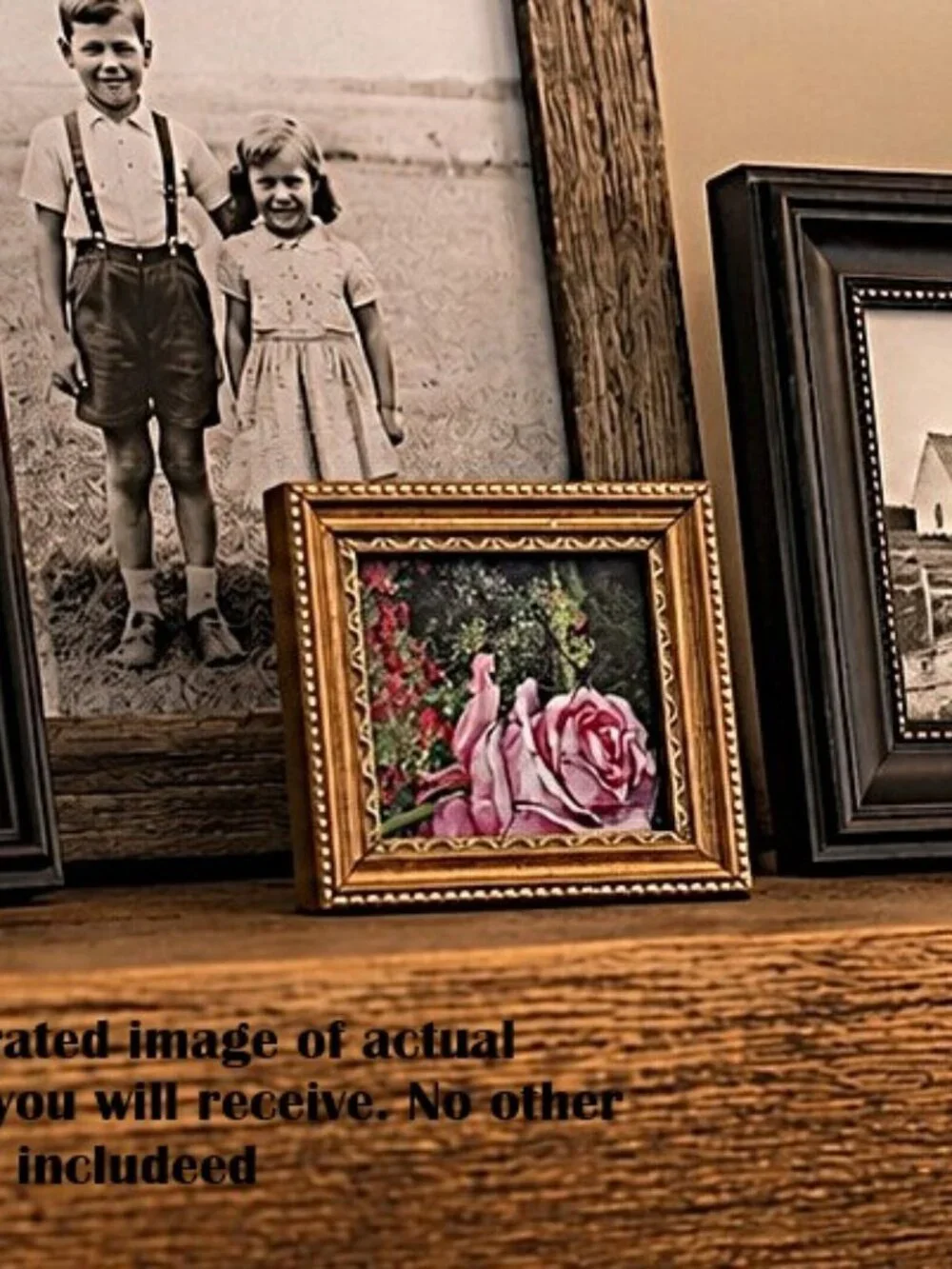 Ornate Gold Frame Print Housed in a 4